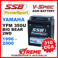 SSB 12V V-SPEC DRY CELL 310 CCA AGM BATTERY YFM350U BIG BEAR 2WD 1996-2000