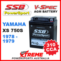 SSB 12V V-SPEC DRY CELL 310 CCA AGM BATTERY YAMAHA XS750S XS 750S 1978-1979