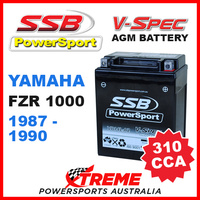 SSB 12V V-SPEC DRY CELL 310 CCA AGM BATTERY YAMAHA FZR1000 FZR 1000 1987-1990