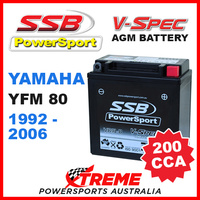 SSB 12V V-SPEC DRY CELL 200 CCA AGM BATTERY YAMAHA YFM80 YFM 80 1992-2006