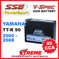 SSB 12V V-SPEC DRY CELL 85 CCA AGM BATTERY YAMAHA TT-R90 2000-2008