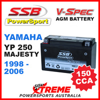 SSB 12V V-SPEC DRY CELL 150 CCA AGM BATTERY YAMAHA YP250 MAJESTY 1998-2006