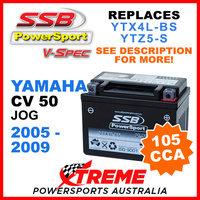SSB Yamaha CV50 CV 50 Jog 2005-2009 12V 105CCA V-Spec Battery VTX4L-BS