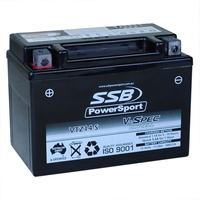 SSB 12V 340CCA 11.2AH 4-VTZ14-S BMW R1200 GS Triple Black 2014-2016 V-Spec AGM Battery YTX14-S