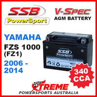 SSB 12V V-SPEC DRY CELL 340 CCA AGM BATTERY YAMAHA FZS1000 FZ1 1000cc 2006-2014