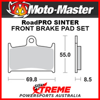 Moto-Master For Suzuki GSX-R750 1988-1993 RoadPRO Ceramic Front Brake Pad 402404