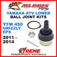 42-1009 Yamaha YFM450 Grizzly EPS 2011-2014 ATV Lower Ball Joint Kit