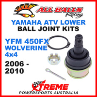 42-1009 Yamaha YFM450FX Wolverine 4x4 2006-2010 ATV Lower Ball Joint Kit