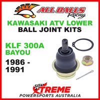42-1018 Kawasaki KLF 300A Bayou 1986-1991 All Balls ATV Lower Ball Joint Kit