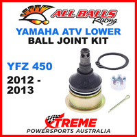 All Balls 42-1029 Yamaha YFZ 450 2012-2013 Lower Ball Joint Kit