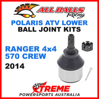 All Balls 42-1030 Polaris Ranger 4X4 570 Crew 2014 ATV Lower Ball Joint Kit