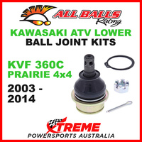 42-1033 Kawasaki KVF 360C Prairie 4x4 03-14 All Balls ATV Lower Ball Joint Kit