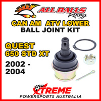 All Balls 42-1039 Can Am Quest 650 STD XT 2002-2004 Lower Ball Joint Kit ATV