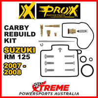 Pro-X For Suzuki RM125 RM 125 2007-2008 Carburetor Rebuild Kit 44.55.10122