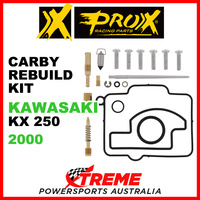 Pro-X Kawasaki KX250 KX 250 2000 Carburetor Rebuild Kit 44.55.10134