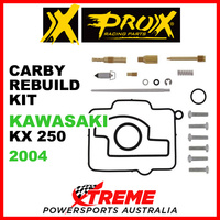 Pro-X Kawasaki KX250 KX 250 2004 Carburetor Rebuild Kit 44.55.10135