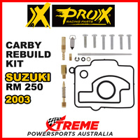 Pro-X For Suzuki RM250 RM 250 2003 Carb Carburetor Repair Kit 44.55.10174
