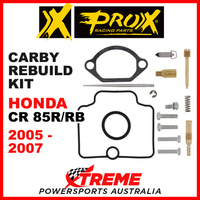 Pro-X Honda CR85R CR85RB 2005-2007 Carb Carburetor Repair Kit 44.55.10195