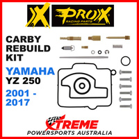 Pro-X Yamaha YZ250 YZ 250 2001-2017 Carb Carburetor Repair Kit 44.55.10205