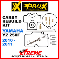 Pro-X Yamaha YZ250F YZ 250F 2010-2011 Carb Carburetor Repair Kit 44.55.10274