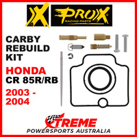 Pro-X Honda CR85R CR85RB 2003-2004 Carburetor Rebuild Kit 44.55.10316