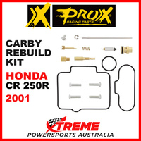 Pro-X Honda CR250R CR 250R 2001 Carburetor Rebuild Kit 44.55.10413