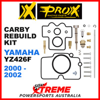 Pro-X Yamaha YZ426F YZ 426F 2000-2002 Carb Carburetor Repair Kit 44.55.10439