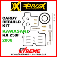 Pro-X Kawasaki KX250F KX 250F 2006 Carburetor Rebuild Kit 44.55.10456
