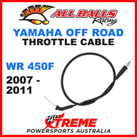 ALL BALLS 45-1172 MX YAMAHA THROTTLE CABLE WR450F WRF450 2007-2011 OFF ROAD