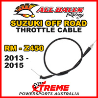 ALL BALLS 45-1211 For Suzuki THROTTLE CABLE RMZ450 RMZ 450 2013-2015 DIRT BIKE 