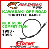 ALL BALLS 45-1222 KAWASAKI THROTTLE CABLE KLX650R KLX 650R COMPETITION 1993-1995