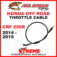 ALL BALLS 45-1249 MX HONDA THROTTLE CABLE CRF250R CRF 250R 2014-2015 DIRT BIKE
