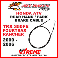 45-4012 Honda TRX350FE Fourtrax Rancher 00-06 ATV Rear Hand Park Brake Cable