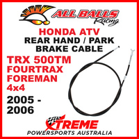 45-4012 Honda TRX500TM Fourtrax Foreman 4X4 05-06 ATV Rear Hand Park Brake Cable