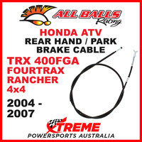 45-4012 Honda TRX400FGA Fourtrax Rancher 4X4 04-07 Rear Hand Park Brake Cable