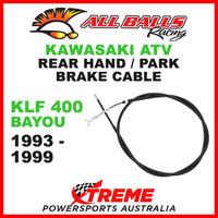 All Balls 45-4033 Kawasaki KLF400 Bayou 1993-1999 ATV Rear Handbrake Park Cable