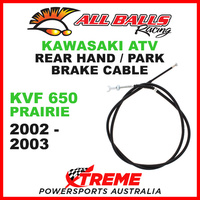 45-4034 Kawasaki KVF650 Prairie 2002-2003 ATV Rear Handbrake Park Cable