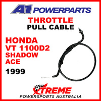 A1 Powerparts Honda VT1100D2 Shadow Ace 1999 Throttle Pull Cable 50-094-10