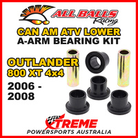 50-1126 Can Am ATV Outlander 800 XT 4X4 2006-2008 Lower A-Arm Bearing & Seal Kit