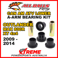 50-1126 Can Am ATV Outlander Max 800R XT 4X4 2009-2014 Lower A-Arm Bearing Kit
