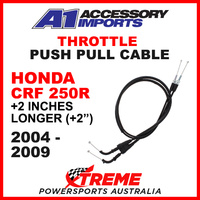 A1 Powerparts Honda CRF250R 2004-2009 +2" Throttle Push/Pull Cable 50-514-10