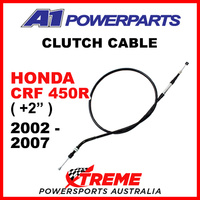 A1 Powerparts Honda CRF450R CRF 450R 2002-2007 Clutch Cable +2" 50-MEB-20