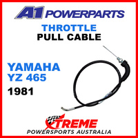 A1 Powerparts Yamaha YZ465 YZ 465 1981 Throttle Pull Cable 51-020-10
