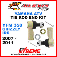 All Balls 51-1007 Yamaha YFM350 Grizzly IRS 2007-2011 ATV Tie Rod End Kit