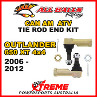 All Balls 51-1009 Can Am Outlander 650 XT 4x4 2006-2012 Tie Rod End Kit