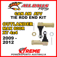 All Balls 51-1009 Can Am Outlander MAX 800R XT 4x4 2009-2012 Tie Rod End Kit