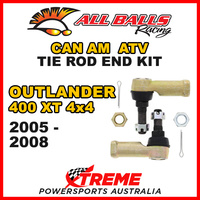 All Balls 51-1009 Can AM Outlander 400 XT 4x4 2005-2008 Tie Rod End Kit