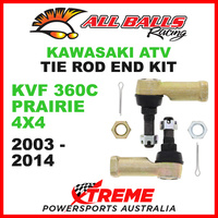 All Balls 51-1009 Kawasaki KVF360C Prairie 4x4 2003-2014 Tie Rod End Kit