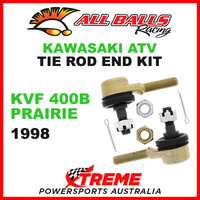 All Balls 51-1012 Kawasaki KVF400B KVF 400B Prairie 1998 Tie Rod End Kit