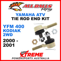 All Balls 51-1016 Yamaha YFM400 Kodiak 2WD 2000-2001 ATV Tie Rod End Kit